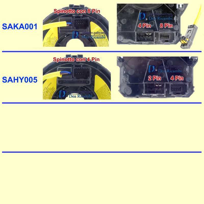 Molle Spirali Airbag Molla Spirale Anello Contatto Airbag per HYUNDAI ELANTRA HD,M,U 05-15 C. SAKA001 