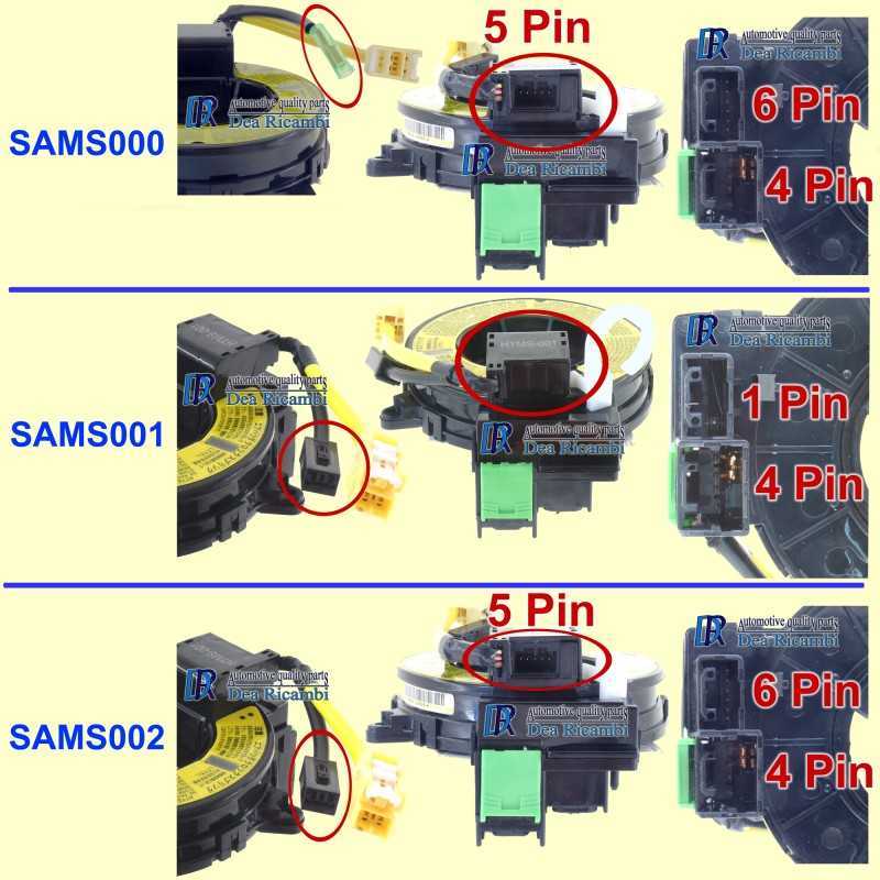 Molle Spirali Airbag Molla Spirale Anello Contatto Airbag per MITSUBISHI L200 L 200 05-15 Cod SAMS001 