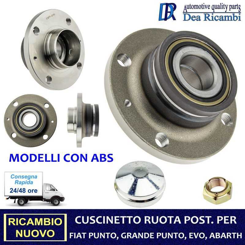 Cuscinetti e Mozzi Mozzo Cuscinetto Ruota Posteriore Per ABARTH FIAT PUNTO 199, EVO, GRANDE PMFT016 