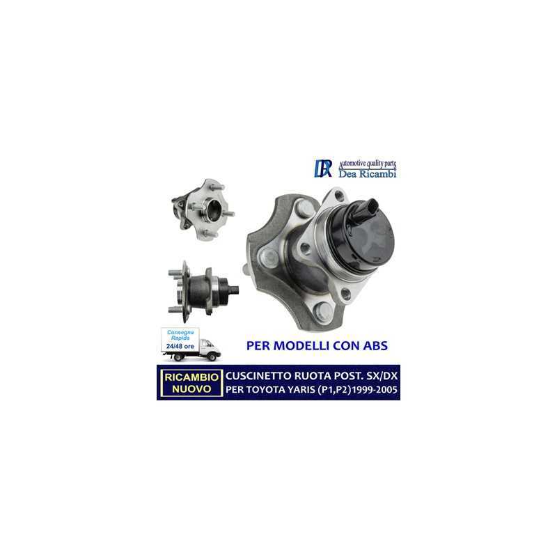 Cuscinetti e Mozzi Mozzo Cuscinetto Ruota Posteriore TOYOTA YARIS CON ABS dal 1999-2005 PMTY063 