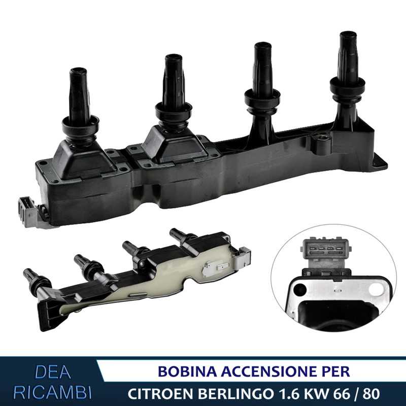 Bobine Accensione Bobina Accensione per CITROEN BERLINGO 1.6, 16V KW 66/80 dal 2000 in poi BAPE005 