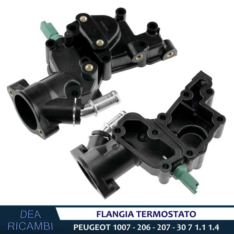 Termostati Flangia Termostato Refrigerante per PEUGEOT 1007 206 207 307 1.1 1.4 TEPE001 
