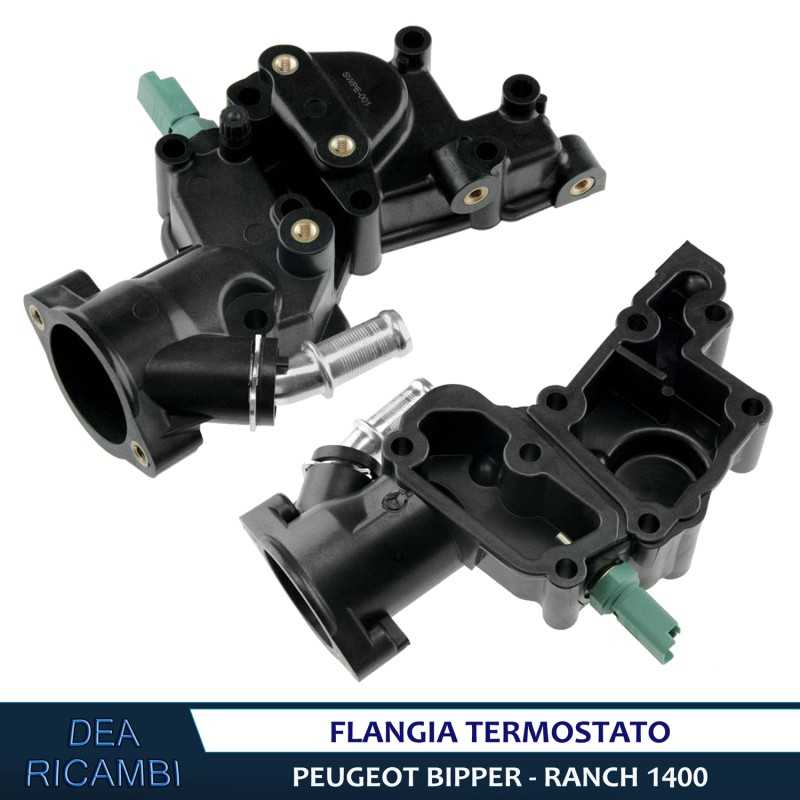 Termostati Flangia Termostato Refrigerante per PEUGEOT BIPPER - RANCH 1.4 KW 54-55 TEPE001 