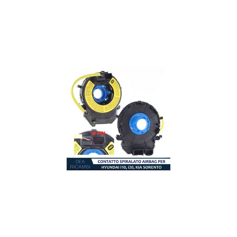 Molle Spirali Airbag Molla Spirale Anello Contatto Airbag per HYUNDAI i10 (PA) 2007-2017 Cod. SAKA002 
