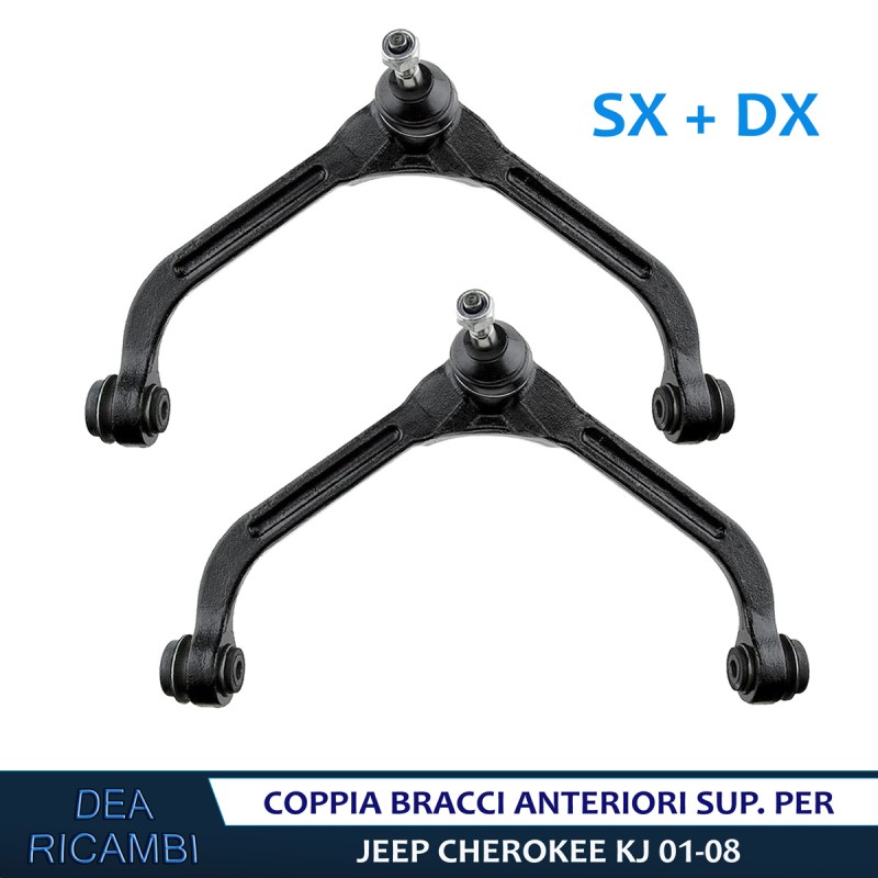 2X BRACCIO SOSPENSIONE ANTERIORE SUPERIORE dx+sx JEEP CHEROKEE KJ