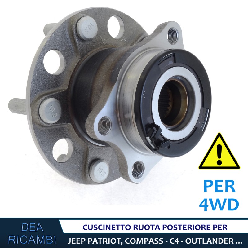Mozzo Cuscinetto Ruota Posteriore MITSUBISHI ASX GA_W 1.8 DI-D 4WD