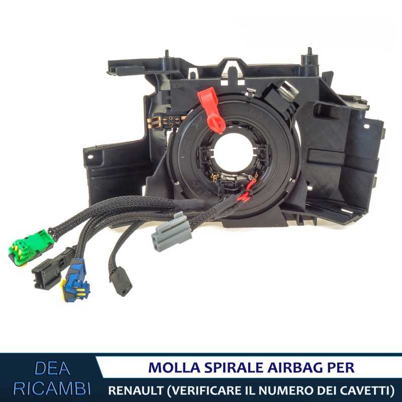 Molle Spirali Airbag Molla Spirale Anello Contatto Airbag RENAULT CLIO 3 III, KANGOO, MODUS 04- SARE006