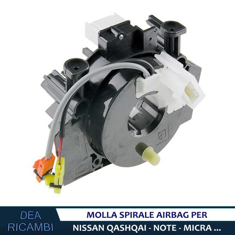 Molle Spirali Airbag Molla Spirale Anello Contatto Airbag per NISSAN Qashqai +2 J10 2007-2014 SANS001