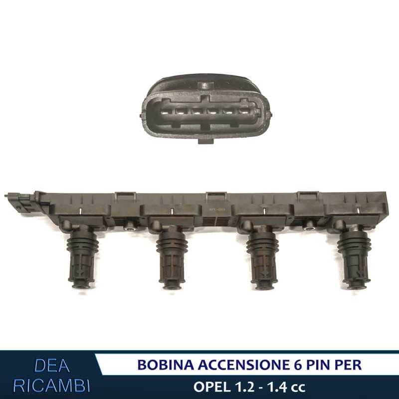 Bobine Accensione Bobina Accensione OPEL CORSA D 1.2 1.4 LPG 6 pin/poli 06-14 BAPL003