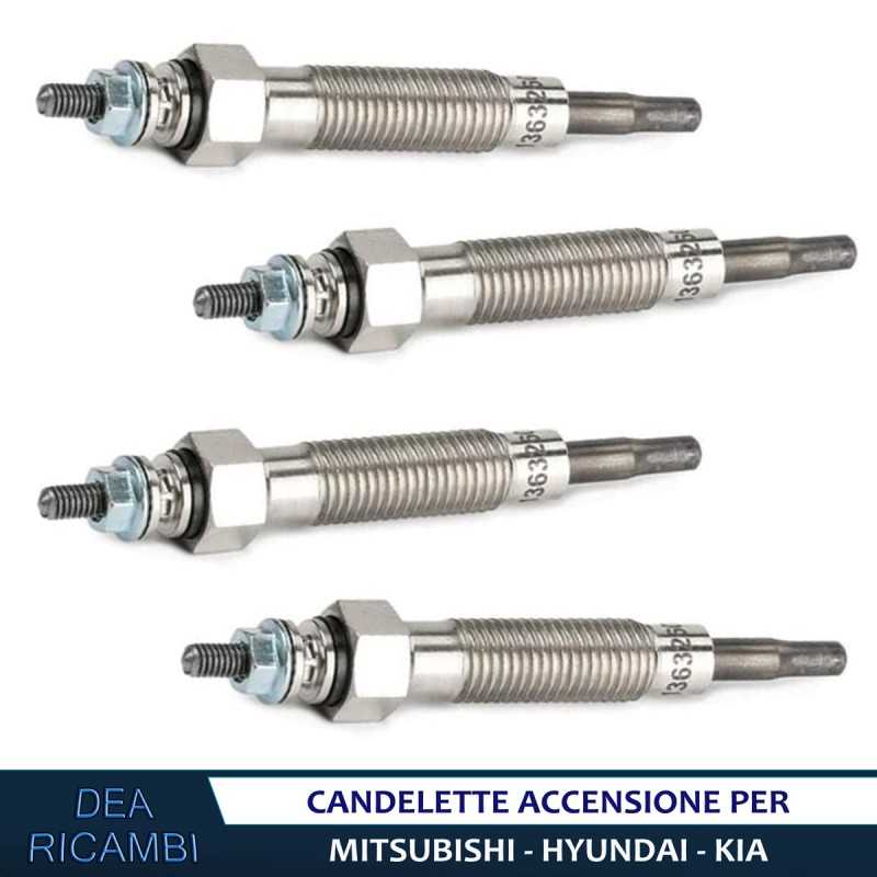 4x Candelette accensione HYUNDAI GALLOPER I II, TERRACAN 2.5 2.9 TD CF53