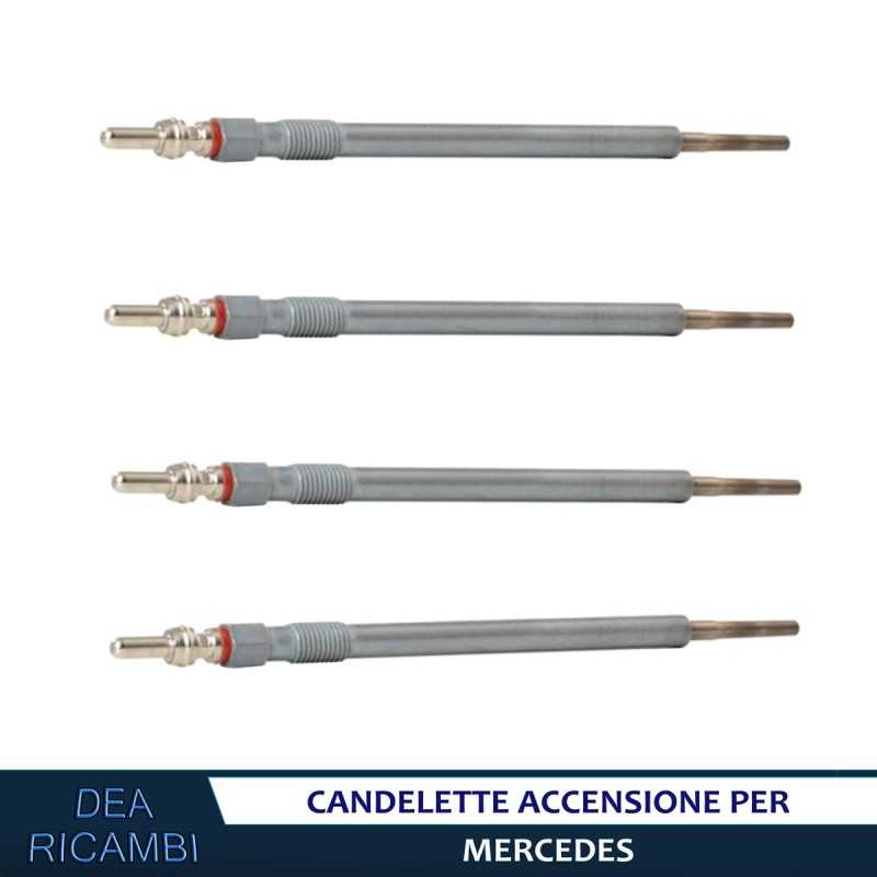 4x Candelette MERCEDES CLASSE A, B 160 180 200 CDI W169 W245 CD2148