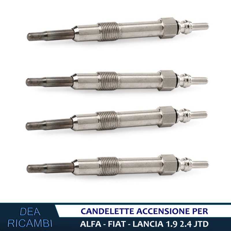 4x Candelette Accensione LANCIA LYBRA, MUSA (839,350) 1.9 JTD D CD103