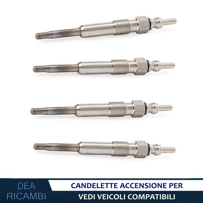 4 Candelette Accensione per VW CADDY III 2.0 SDI, MULTIVAN T5 1.9 TDI CD97